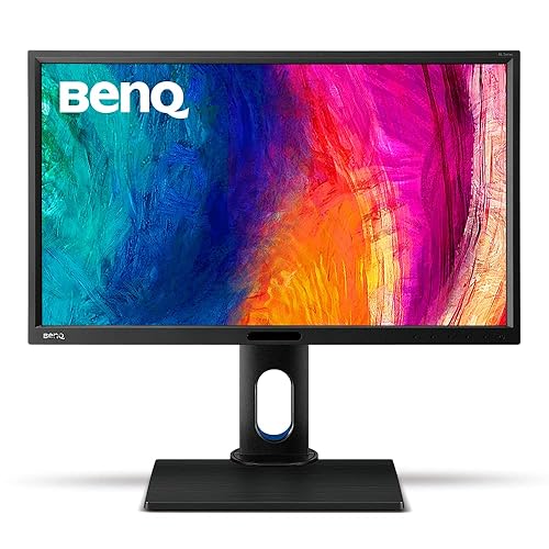 BenQ BL2420PT Color Accurate Design Monitor 24 QHD 1440p | 100% Rec.709 & sRGB | IPS | Delta E=3 | Calibration Report | AQCOLOR | Ergonomic | Speakers | DisplayPort | USB Hub 23.8 inch 24 QHD Professional Design Monitor Mac-Friendly | Daisy Chain