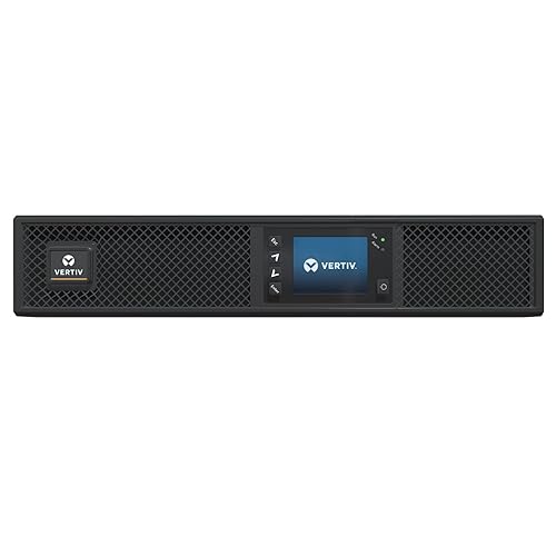 Liebert GXT5 UPS - 1000VA/1000W 120V, Online Double Conversion Rack Tower, Energy Star, Uninterruptible Power Supply, Sine Wave Battery Backup, with Network Card(GXT5-1000LVRT2UXL)
