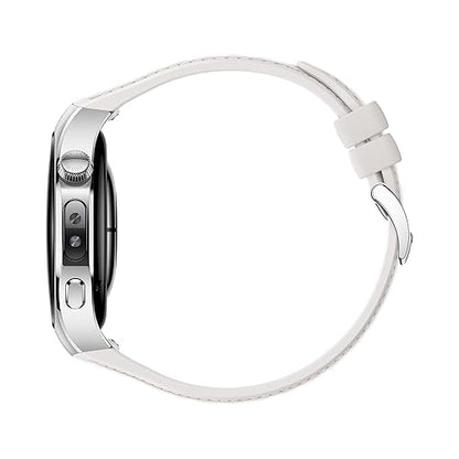 HUAWEI Watch 5, 42mm Smartwatches, Multi-Sensing X-TAP Technology, Spherical Sapphire Glass, Two Battery Modes, Intuitive Smart Gestures, Compatible with iOS and Android, White