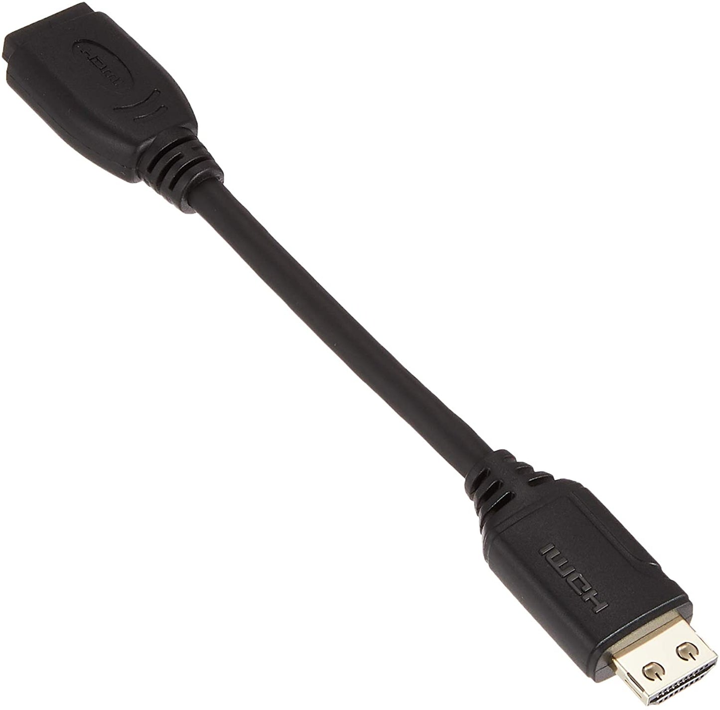 StarTech.com 6in High Speed HDMI Port Saver Cable with 4K 60Hz - Short HDMI 2.0 Male to Female Adapter Cable - Port Extender (HD2MF6INL)