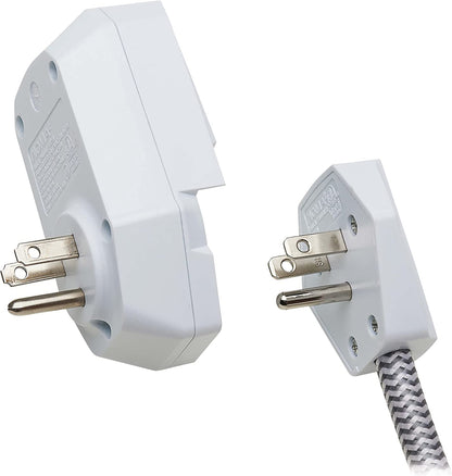 Tripp Lite Surge Protector Power Strip 7-Outlet with 2 USB Ports 6ft Cord White (TLP616USB)