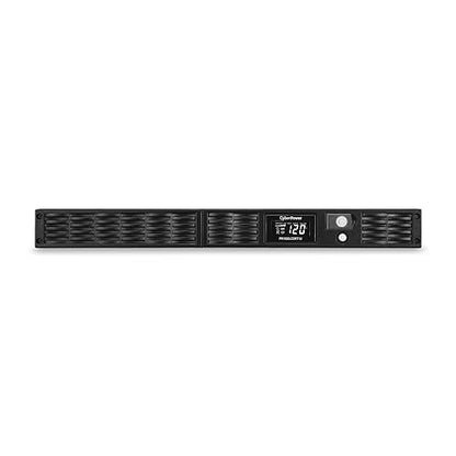 CyberPower PR1000LCDRT1U Smart App Sinewave UPS System, 1000VA/800W, 7 Outlets, AVR, 1U Rack/Tower