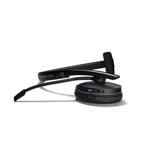 EPOS | Sennheiser Adapt 231 (1000896) Single Sided Headset, Wireless, Dual-Connectivity Bluetooth, USB-C Dongle Included, UC Optimized and Microsoft Teams Certified, Black Single Sided USB-C