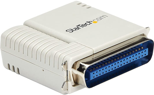 StarTech.com StarTech.com 1-Port 10/100 Mbps Parallel Network Print Server - Fast Centronics Ethernet Printer Server Adapter - Windows 10 (PM1115P2) Parallel Print Server