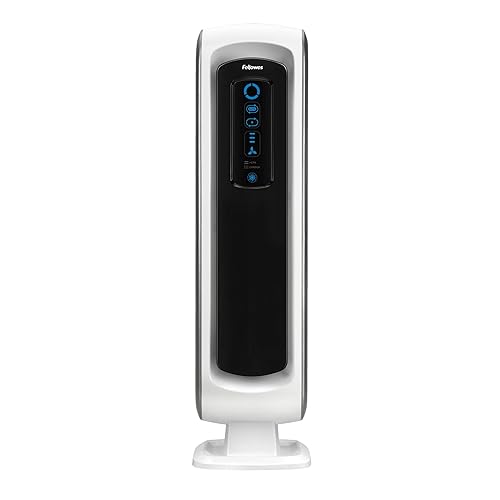 Fellowes AeraMax 100/DX5 Air Purifier for Mold, Odors, Dust, Smoke, Allergens and Germs with True HEPA Filter and 4-Stage Purification, Small Room 100-200 sq. ft., White White Air Purifier