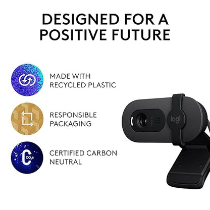 Logitech 960001580 Brio 100 1080p Full HD Webcam (Graphite)