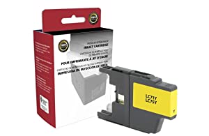Clover imaging group CIG Remanufactured High Yield Yellow Ink Cartridge (Alternative for Brother LC71Y, LC75Y) (600 Yield)