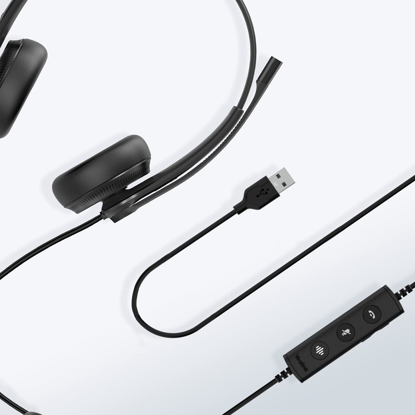 HWUSA Yealink UH34 Dual USB-A Headset - Teams Certified