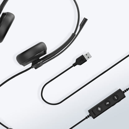 HWUSA Yealink UH34 Dual USB-A Headset - Teams Certified