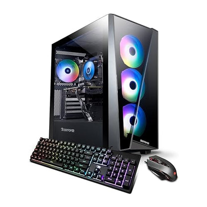 iBUYPOWER SlateMR Gaming PC Computer Desktop SlateMRI7N46T01 (Intel Core i7 13700F, RTX 4060Ti 8GB, 16GB DDR5 5200, 1TB NVMe SSD, Windows 11 Home) i7 13700F | RTX 4060Ti 8GB