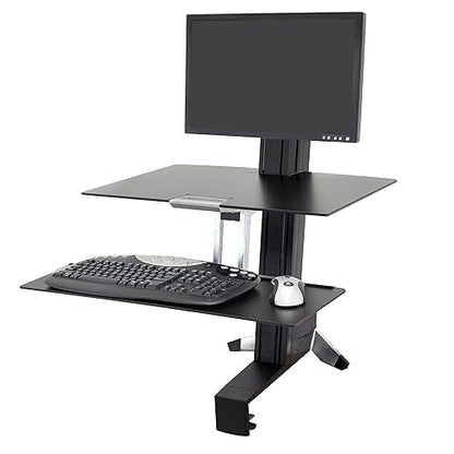 ERGOTRON 33-350-200 WorkFit-S LCD Ld Sit-Stand Workstation