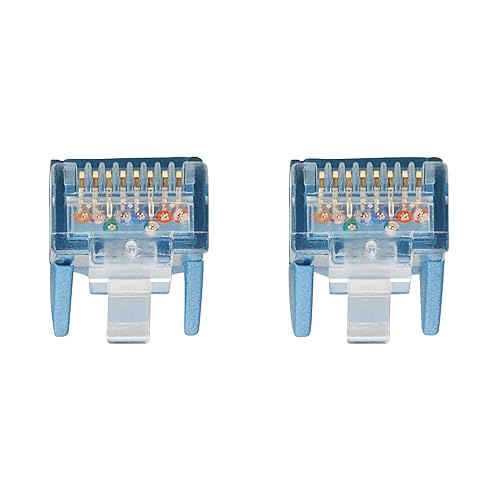 Tripp Lite Cat6 RJ45 PoE Gigabit Ethernet Cable, 3.3 Feet / 1 Meter, Flame-Resistant LSZH Jacket, Blue, Snagless, Power Over Ethernet, Male-to-Male, Patch LAN Cord, (N201L-01M-BL)