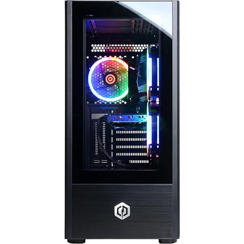 CyberpowerPC Gamer Master Gaming Desktop Computer, AMD Ryzen 7 7700X 4.5GHz, 16GB RAM, 2TB SSD, NVIDIA GeForce RTX 4060 Ti 8GB, Windows 11 Home, Black