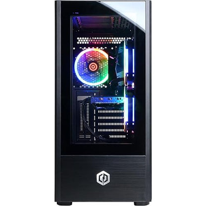 CyberpowerPC Gamer Master Gaming Desktop Computer, AMD Ryzen 7 7700X 4.5GHz, 16GB RAM, 2TB SSD, NVIDIA GeForce RTX 4060 Ti 8GB, Windows 11 Home, Black