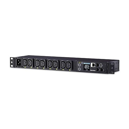 CyberPower PDU81006 Switched Metered-by-Outlet PDU, 200-240V/20A, 8 Outlets, 1U Rackmount