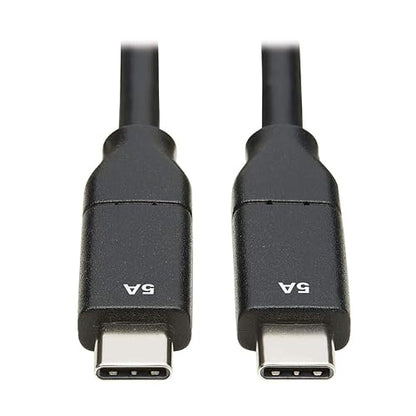 Tripp Lite USB Type C to USB C Cable USB 2.0 5A Rating USB-IF Cert M/M 3M (U040-C3M-C-5A)