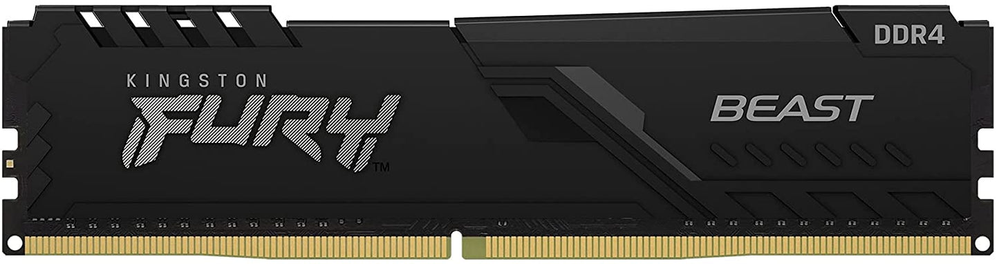 Kingston FURY Beast 64GB (2x32GB) 3600MHz DDR4 CL18 Desktop Memory Kit of 2 KF436C18BBK2/64, Black 3600MHz 64GB (2x32GB) Black