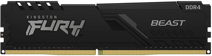Kingston FURY Beast 64GB (2x32GB) 3600MHz DDR4 CL18 Desktop Memory Kit of 2 KF436C18BBK2/64, Black 3600MHz 64GB (2x32GB) Black