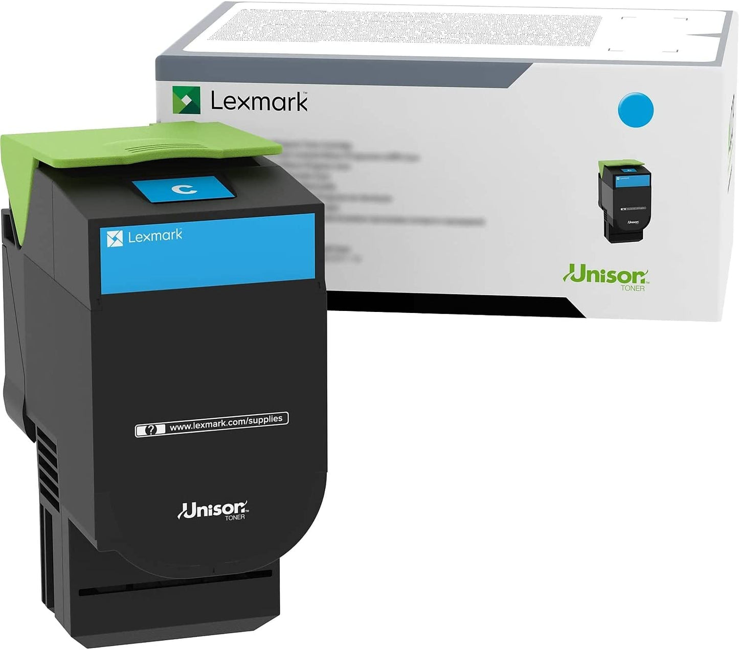 Lexmark 80C0H20, 800H2 High Yield Toner Cartridge, Cyan