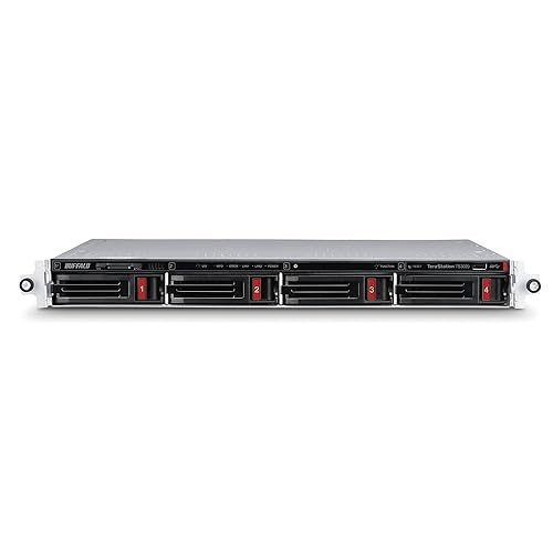 BUFFALO TeraStation 3420RN 4-Bay SMB 8TB (2x4TB) Rackmount NAS w/Hard Drives Included Network Attached Storage 8 TB (2 x 4TB) TeraStation 3420RN Rackmount NAS