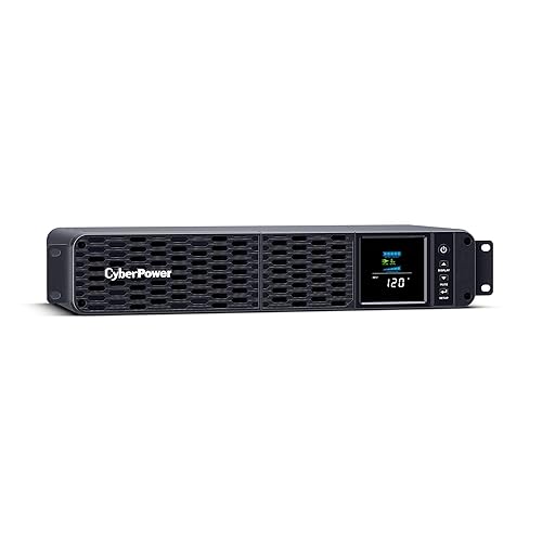 CyberPower CP2000PFCRM2U PFC Sinewave UPS Battery Backup and Surge Protector, 2000VA/1200W, 8 Outlets, AVR, Short Depth 2U Rackmount, UL Certified Rackmount 2U 2000VA