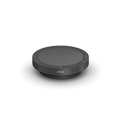 Jabra Speak2 55 Wireless Bluetooth Speakerphone - Compact and Portable Speaker with 4 Noise-Cancelling Mics, Full-Range 50mm Speaker & Wideband Audio - Certified for Zoom and Google Meet - Dark Grey UC Speak2 55
