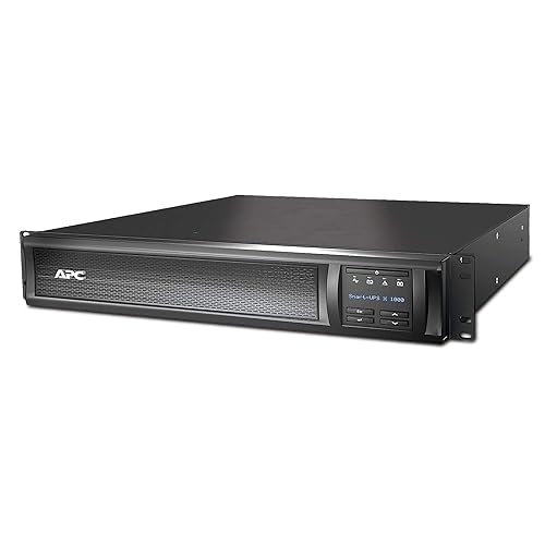 APC Network UPS, 1000VA Smart-UPS Sine Wave UPS with Extended Run Option, SMX1000C, Tower/2U Rackmount Convertible, Line-Interactive, 120V 1000VA No NMC