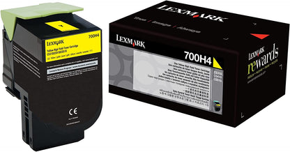 Lexmark 70C0H40 Yellow High Yield Toner
