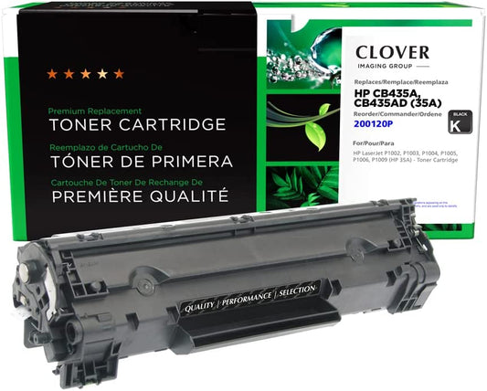 Clover imaging group Clover Remanufactured Toner Cartridge Replacement for HP CB435A (HP 35A) | Black