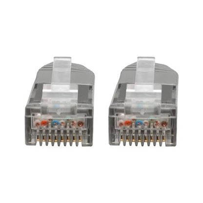 Tripp Lite N200-002-GY Cat6 Cat5e Gigabit Molded Patch Cable RJ45 M/M 550MHz Gray 2' 2' 2 ft. Gray