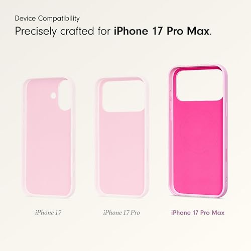 Beats iPhone 17 Pro Max Kickstand Case with MagSafe & Camera Control, Built in Stand & Lanyard, Matte Finish with Microfibre Lining – Lime Stone iPhone 17 Pro Max Kickstand Pebble Pink