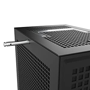 HYTE Revolt 3 Small Form Factor Premium ITX Computer Gaming Case Only, Black Black Case Only