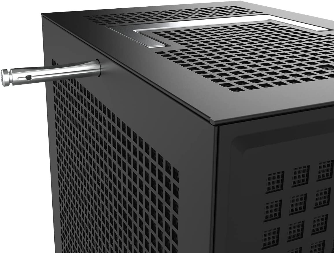HYTE Revolt 3 Small Form Factor Premium ITX Computer Gaming Case with 700W Gold SFX Power Supply, Black Black W/ 700Watt PSU