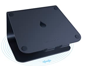 Rain Design mStand360 Laptop Stand with Swivel Base, Midnight (10091) Midnight mStand360