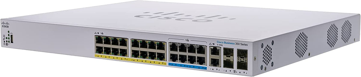 CISCO DESIGNED Business CBS350-24NGP-4X Managed Switch | 8 Port 5GE | 16 Port GE | PoE | 2x10G Combo | 2x10G SFP+ | Limited Lifetime Hardware Warranty (CBS350-24NGP-4X-NA) 8-port 5GE / 16-port GE / PoE+ / 375W / 4 x 10G uplinks