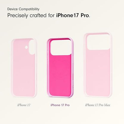 Beats iPhone 17 Pro Kickstand Case with MagSafe & Camera Control, Built in Stand & Lanyard, Matte Finish with Microfibre Lining – Pebble Pink iPhone 17 Pro Kickstand Pebble Pink