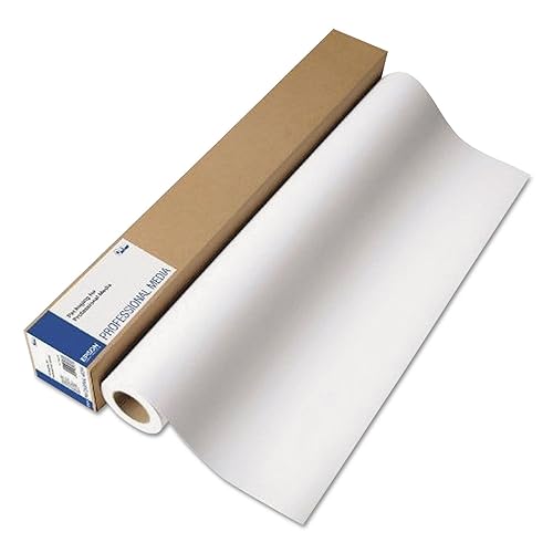 Professional Media Metallic Photo Paper Glossy, White, 16" x 100 ft Roll