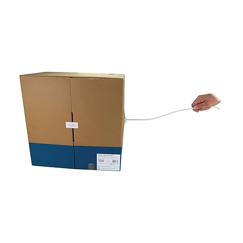 Tripp Lite Cat6a Bulk Ethernet Cable 10G Solid Core UTP CMR Rated White 1000ft