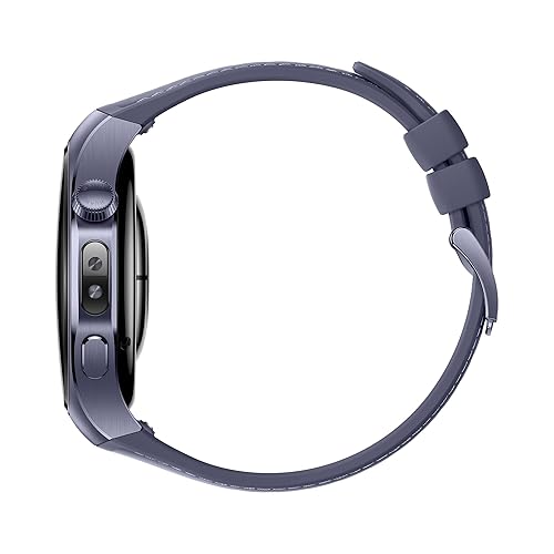 HUAWEI Watch 5, 46mm Smartwatches, Multi-Sensing X-TAP Technology, Spherical Sapphire Glass, Two Battery Modes, Intuitive Smart Gestures, Compatible with iOS and Android, Purple