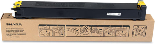 Sharp MX31NTYA Toner, 15,000 Page-Yield, Yellow