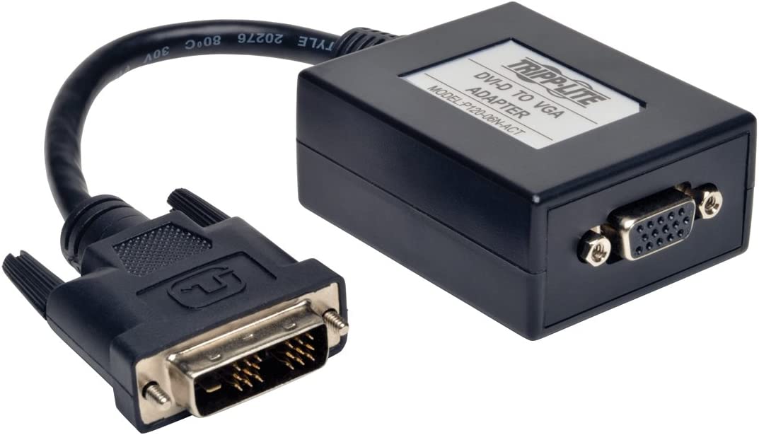 Tripp LITE Dvi-D to VGA Active Adapter Converter Cable 6-Inch 1920x1200