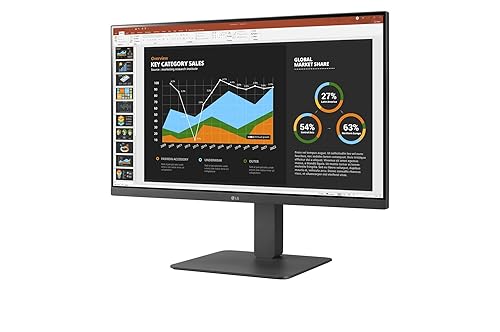LG 27BR650B-C 27" Class Full HD LCD Monitor - 16:9 - 27" Viewable - In-plane Switching (IPS) Technology - 1920 x 1080 - Speakers - HDMI - DisplayPort