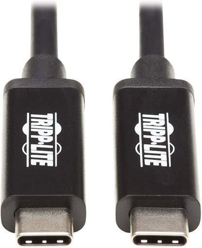 Tripp Lite Thunderbolt 3 Cable 40 Gbps Active 5A 100W Pd 4K USB C M/1M (MTB3-01M-5A-Ab)