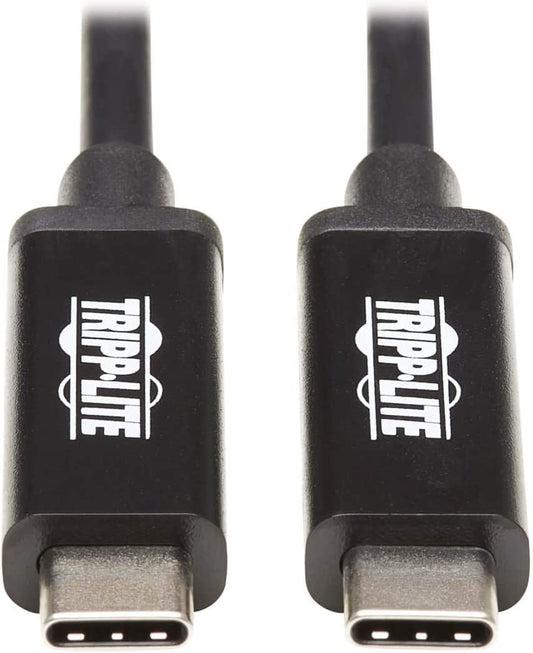 Tripp Lite Thunderbolt 3 Cable 40 Gbps Active 5A 100W Pd 4K USB C M/1M (MTB3-01M-5A-Ab)