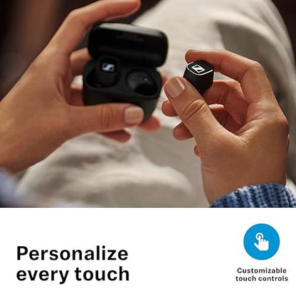 Sennheiser CX 400BT True Wireless Earbuds - Bluetooth In-Ear Headphones for Music and Calls - with Long-Lasting Battery Life and Customizable Touch Controls, black