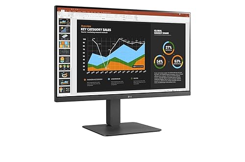 LG 27BR650B-C 27" Class Full HD LCD Monitor - 16:9 - 27" Viewable - In-plane Switching (IPS) Technology - 1920 x 1080 - Speakers - HDMI - DisplayPort