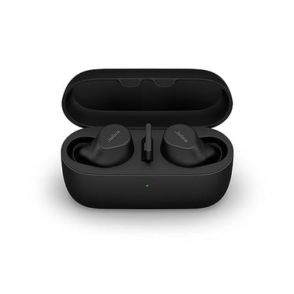 Jabra Evolve2 True Wireless Earbuds - in-Ear Bluetooth Earbuds with Active Noise Cancellation MultiSensor Voice Technology - Certified to Work with Your Virtual Meeting Apps - Black USB-A UC