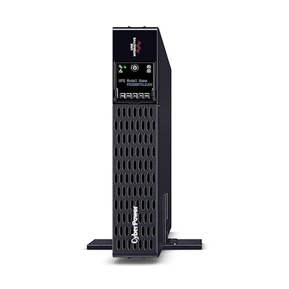 CyberPower PR1500RTXL2UCN Smart App Sinewave UPS System, 1500VA/1500W, 8 Outlets, 2U Rack/Tower, AVR, RMCARD205 Pre-Installed, Built-in Cloud Monitoring Expandable / Network Card 1500VA