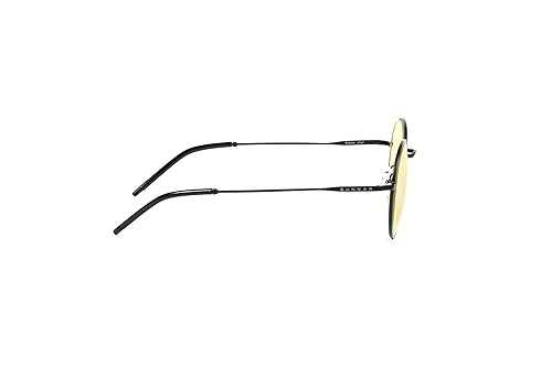GUNNAR - Premium Gaming & Computer Blue Light Blocking Glasses for Men & Women - Digital Eye Strain Protection - Ellipse Black Amber Lens