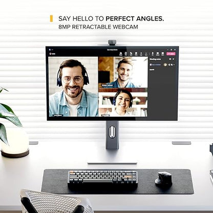 ALOGIC Clarity Pro 27" UHD 4K Monitor with USB-C Power Delivery and Inbuilt 8MP Auto Retractable Webcam
